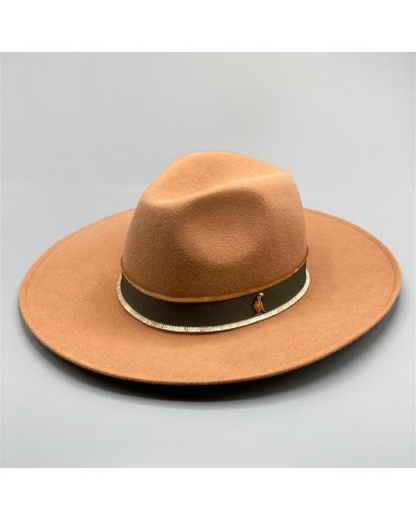 peach Cowboy - green fringe