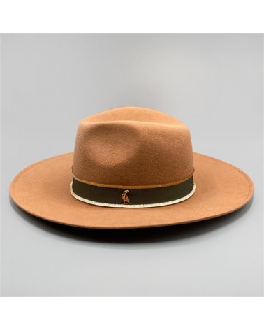 peach Cowboy - green fringe